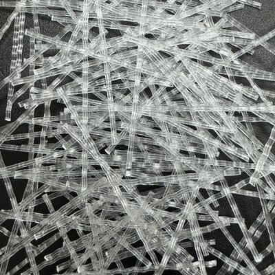 High Strength Polypropylene PP Macro Fiber Wave Form For Bridge Construction
