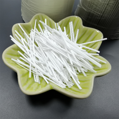 Macro Micro Synthetic Polymer Polypropylene PP ไฟเบอร์สำหรับคอนกรีตและ shotrcrete