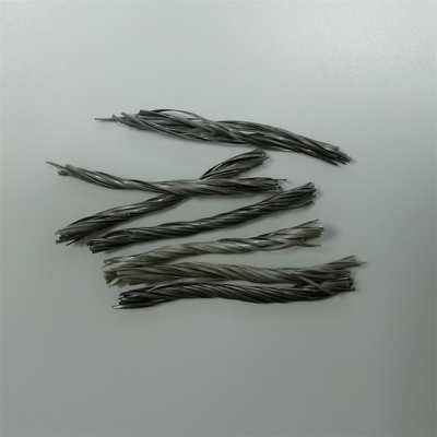 Polypropylene Macro Synthetic Fiber Twisted Bundle 54mm สำหรับซีเมนต์