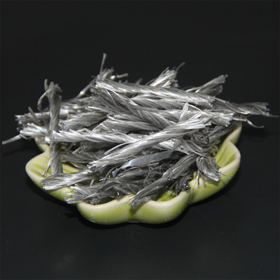 Polypropylene Macro Synthetic Fiber Twisted Bundle 54mm สำหรับซีเมนต์