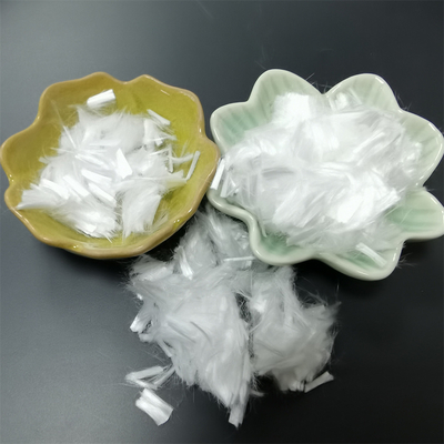 6mm Monofilament Reinforced Concrete Polypropylene PP Fiber สำหรับงานก่อสร้าง