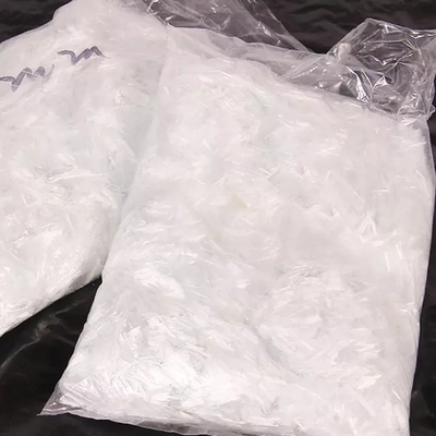 PP Micro Fiber Polypropylene Staple Fiber 12mm สำหรับสารเติมแต่งคอนกรีต