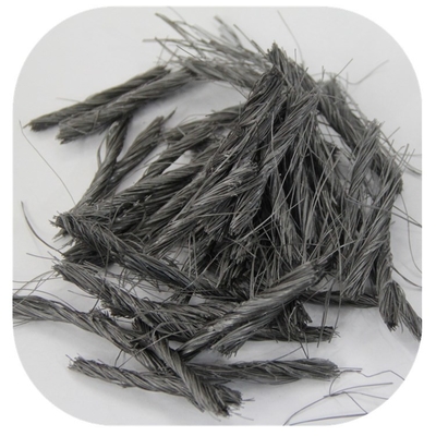 CE Certified Concrete Twisted Bunchy PP Fiber สำหรับถนนคอนกรีต