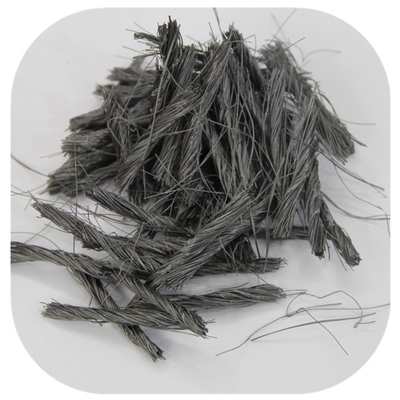 CE Certified Concrete Twisted Bunchy PP Fiber สำหรับถนนคอนกรีต