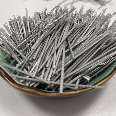 โพรพิลีน PP ไฟเบอร์สังเคราะห์ Macrofiber สำหรับคอนกรีตซีเมนต์ป้องกันการแตกร้าว