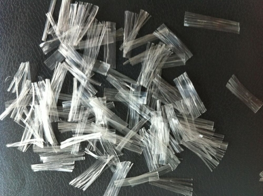 Beam Like Net White Polypropylene Concrete PP Mesh Fiber สำหรับงานก่อสร้างคอนกรีต