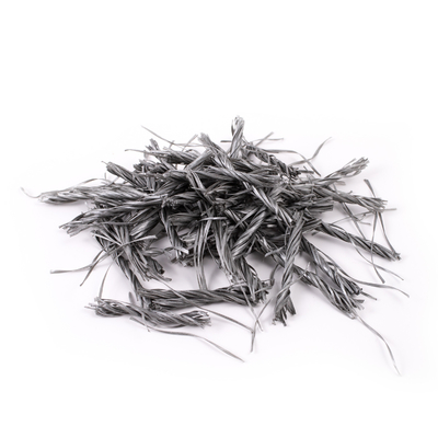 Buliding Polymer Material PP Fiber Twisted Bunchy Form 500T สำหรับการทนต่อการแตกร้าว
