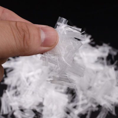 100% เบอร์จินคอนกรีต PP สายใย Fibrillated สูตร Mesh สําหรับการเสริมคอนกรีต