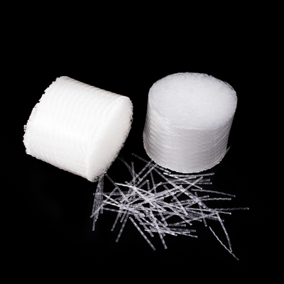 ความทนทานต่อการแตกสูง Polypropylene PP Macro Fiber Wave Form สําหรับการสร้างสะพาน