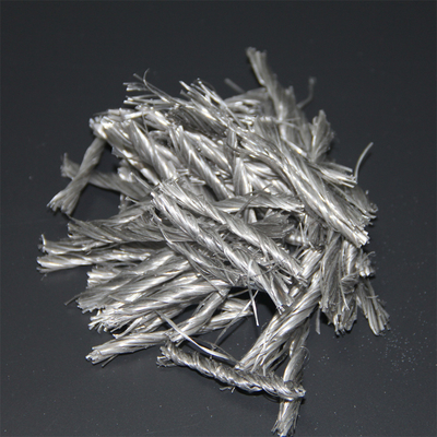 PP Fiber Mesh &amp; Twisted Bunchy ชนิดลูกผสมสำหรับคอนกรีตเสริมเหล็กซีเมนต์