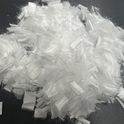 สายใยสับขาว 1.5D*6mm ผงข้าวโพด สายใย PLA สําหรับน้ํามันอุตสาหกรรมเจาะ