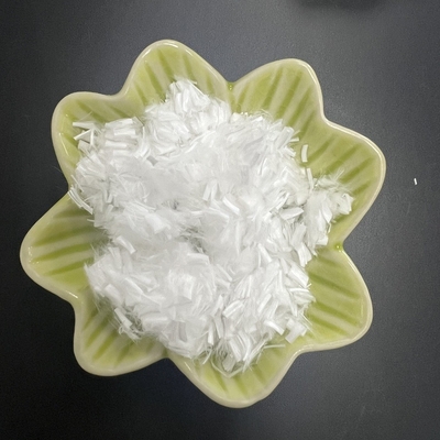 สายใยกรดโพลีแลคติกสั้นตัดแห้ง สายใย PLA 1.5D * 6mm สําหรับการผลิตกระดาษ