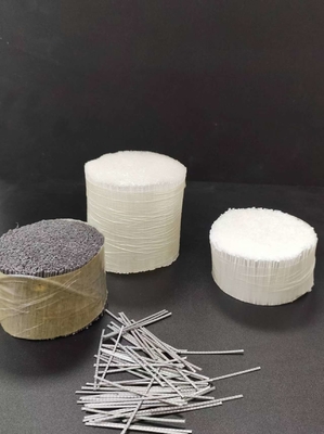 64 MM พลิปรอพลิเลน สายใยแมคโรสเตปล์สเตปเลนสําหรับวิศวกรรมคอนกรีต