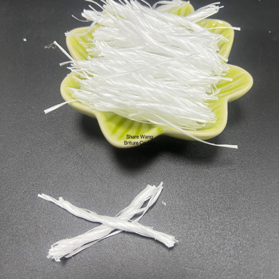 พอลิโปรไพเลน แมคโครไฟเบอร์ Twisted Bundle สําหรับการเสริมคอนกรีตในอาคารก่อสร้าง PP Fiber Model