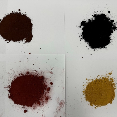สีน้ําตาลเหล็กออกไซด์ที่มีพลังการสีสูงสําหรับสีและกระจกสี