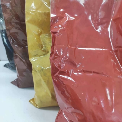 สีเหล็กอ๊อกไซด์สีหลายสี คุณภาพสูง สีแดง สีดํา สีเหลือง สีสันสําหรับอิฐคอนกรีต