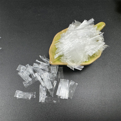 Briture 12mm 18mm Polypropylene Fiber Fibrillated Mesh สำหรับคอนกรีตและความต้านทานการแตกร้าว
