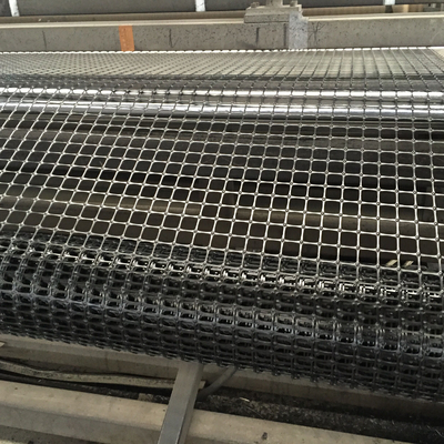 39x39mm Polypropylene PP Biaxial Geogrid Glass สำหรับการเสริมแรงฐานถนน
