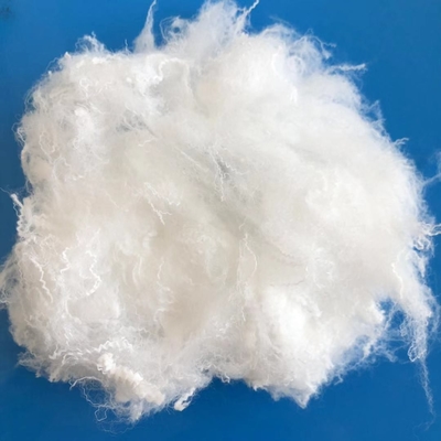 ไวท์แอนตี้แบคทีเรีย PLA Polylactic Acid Fiber Polypropylene Staple Fiber สำหรับสิ่งทอ