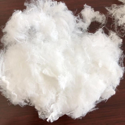 ไวท์แอนตี้แบคทีเรีย PLA Polylactic Acid Fiber Polypropylene Staple Fiber สำหรับสิ่งทอ