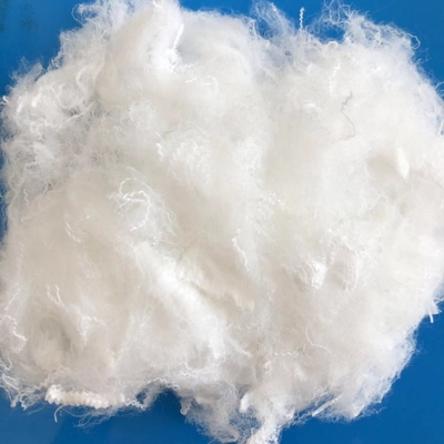 ไวท์แอนตี้แบคทีเรีย PLA Polylactic Acid Fiber Polypropylene Staple Fiber สำหรับสิ่งทอ