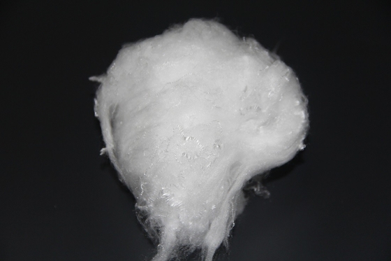 ไวท์แอนตี้แบคทีเรีย PLA Polylactic Acid Fiber Polypropylene Staple Fiber สำหรับสิ่งทอ