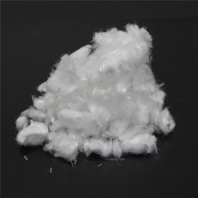 เส้นใยโพลีเอสเตอร์แบบลัด (PE Fiber) สำหรับเสริมคอนกรีต